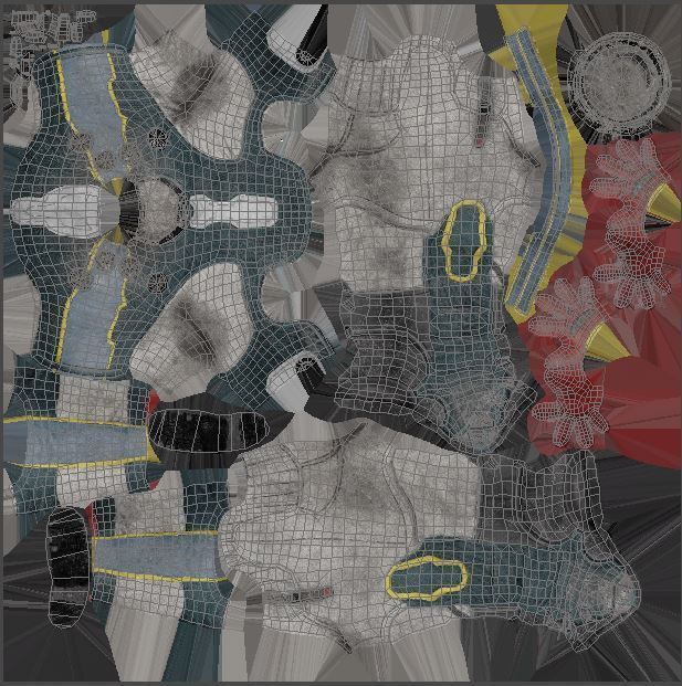 Astronauts - Game Ready man in space suit Low-poly 3D model_14