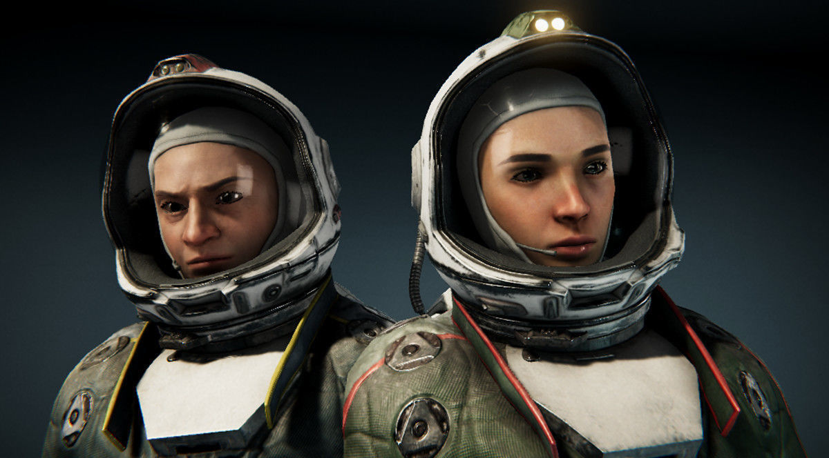 Astronauts - Game Ready man in space suit Low-poly 3D model_2