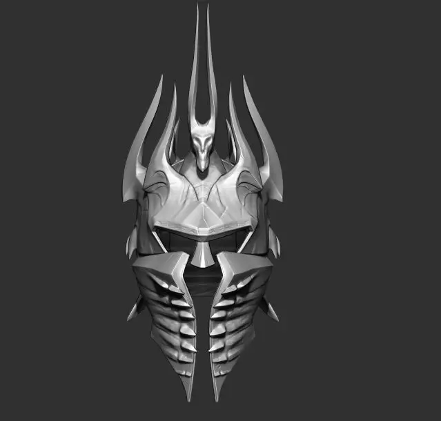 Lich king helmet 3d print 3D print model_0