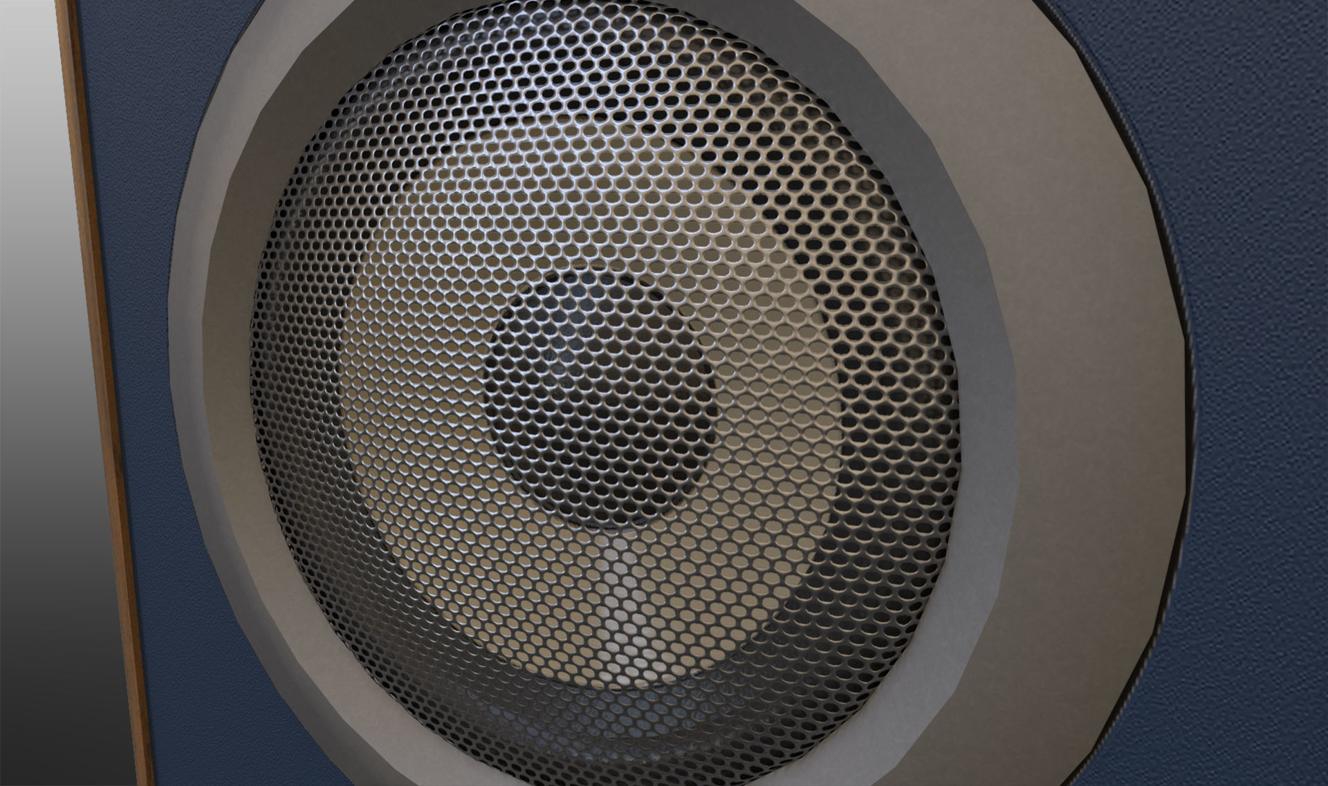 Professional stereo speakers - Game Ready Low-poly 3D model_6