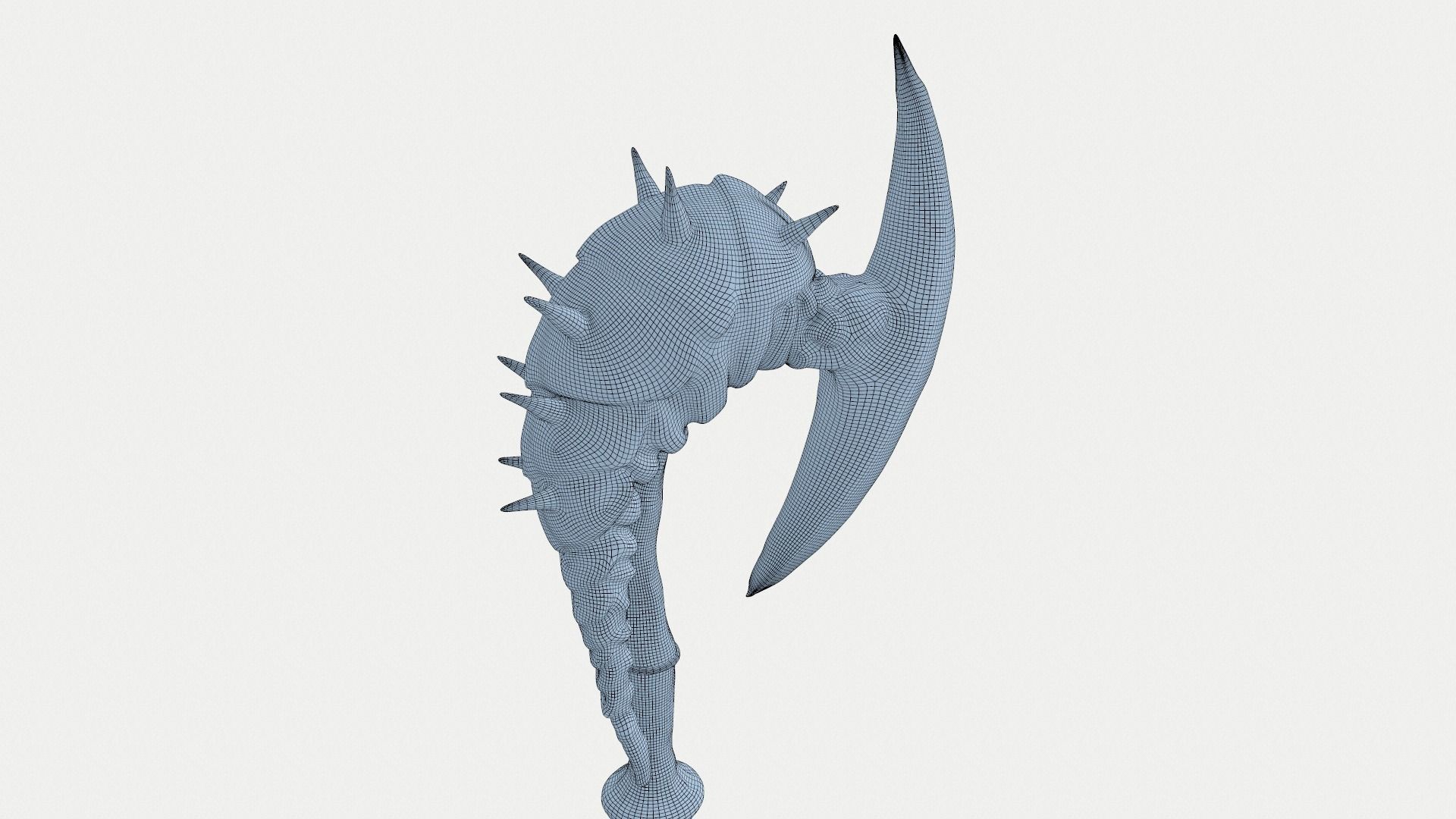 Chitinous Staff 3D model_15