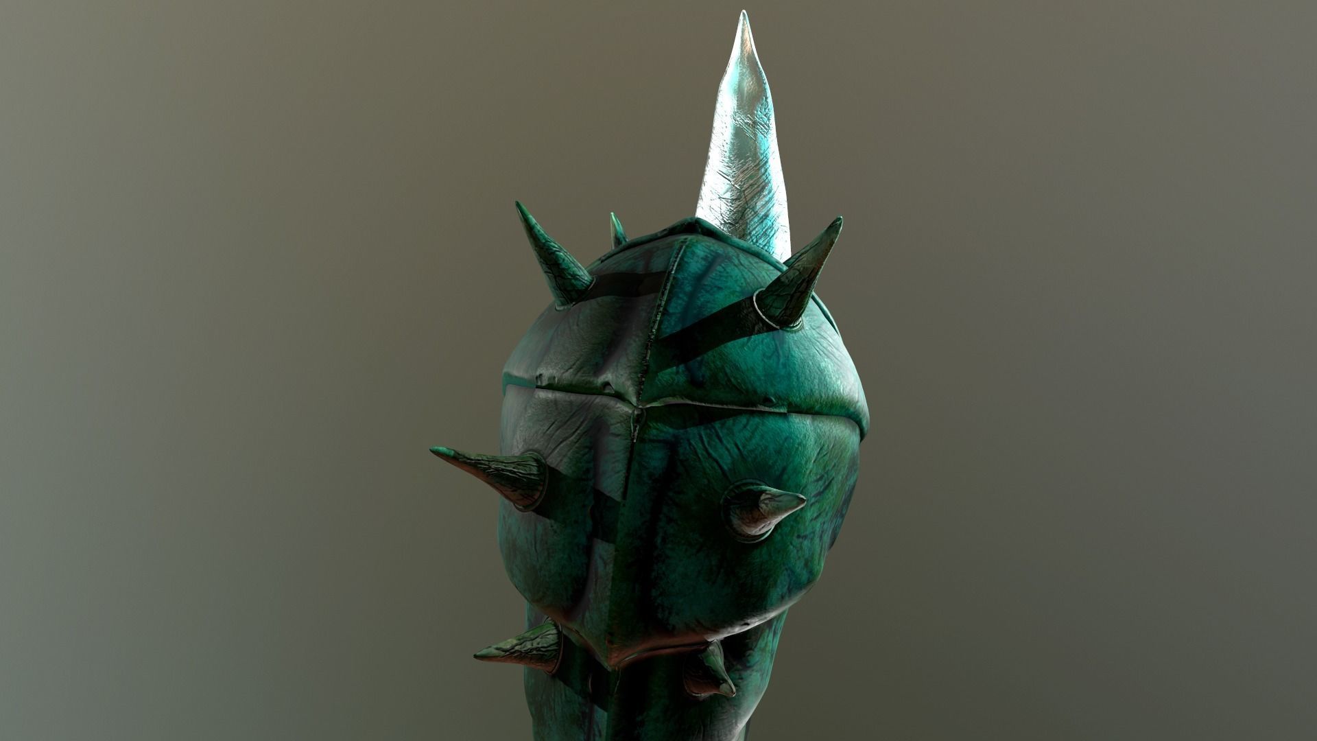 Chitinous Staff 3D model_11