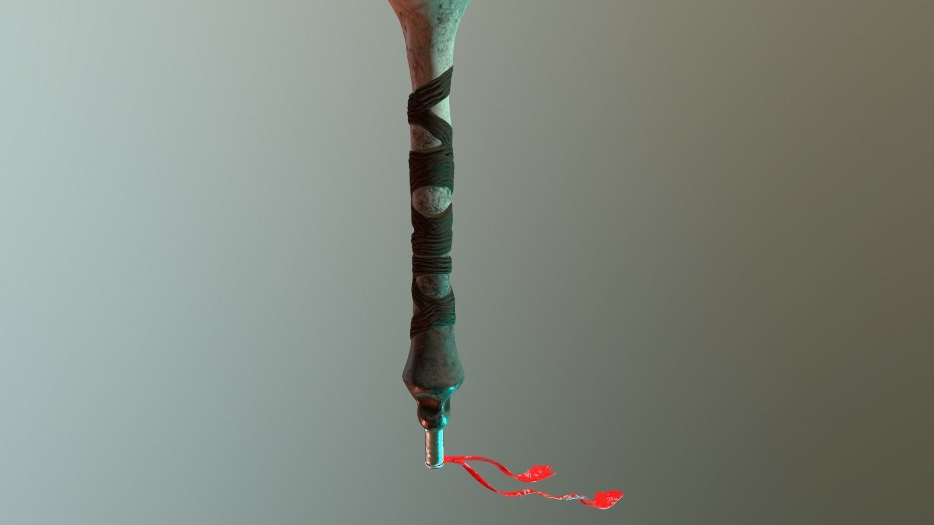 Chitinous Staff 3D model_12