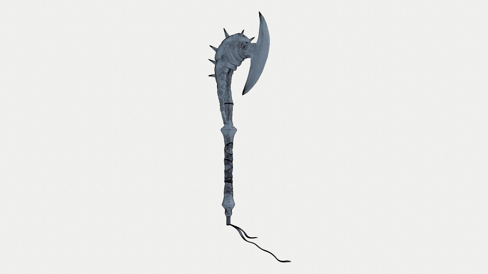 Chitinous Staff 3D model_14