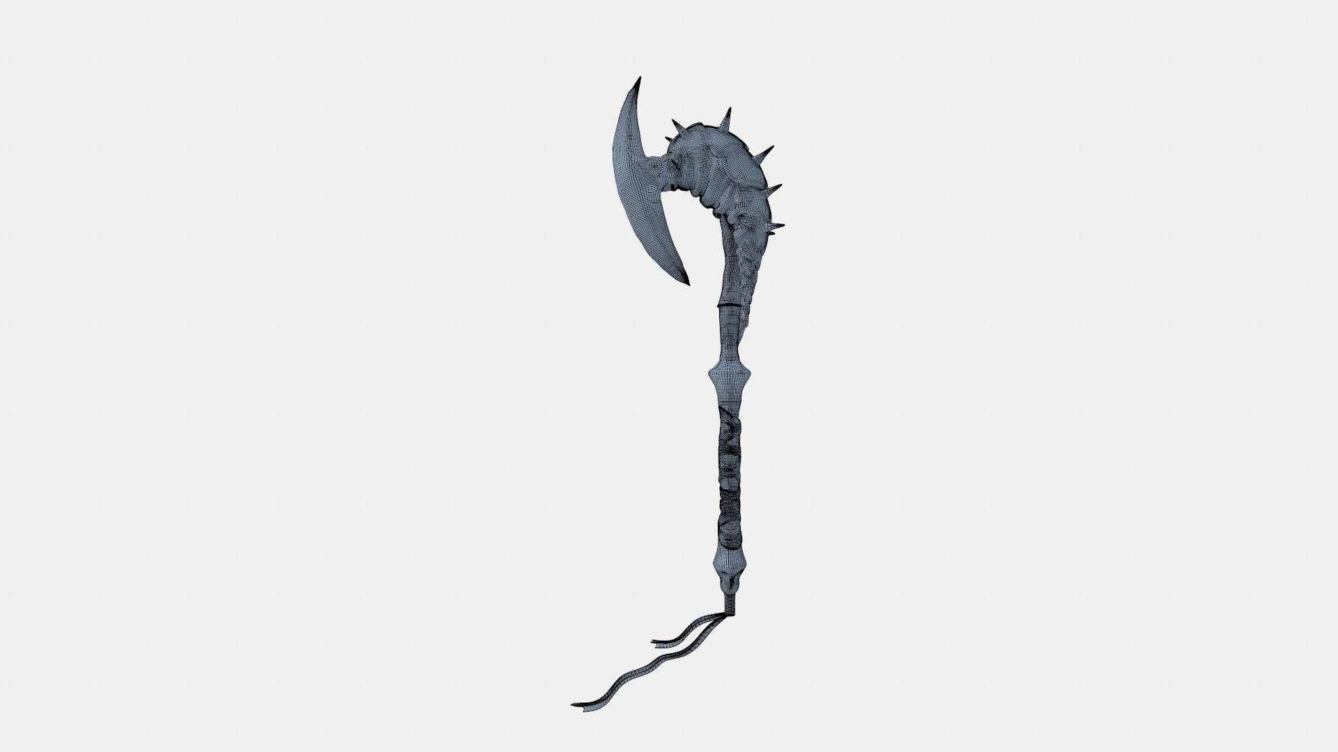 Chitinous Staff 3D model_13