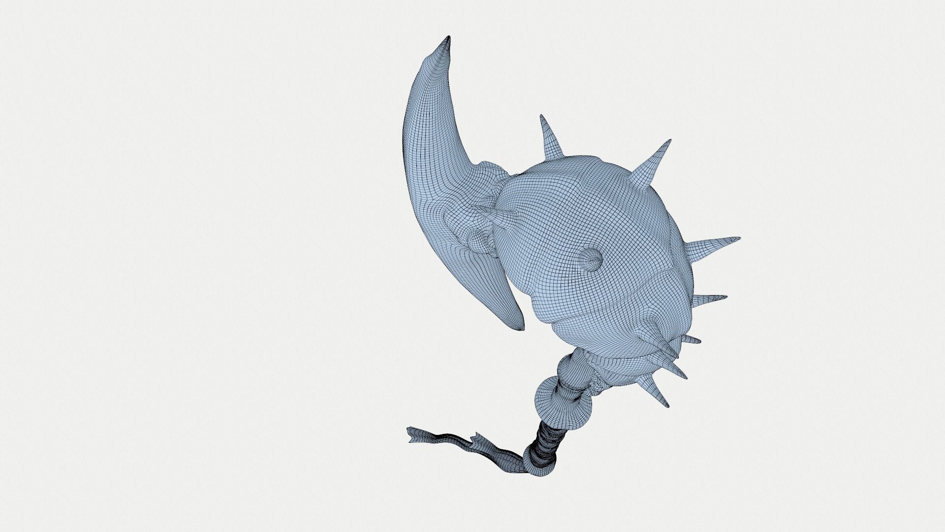 Chitinous Staff 3D model_16
