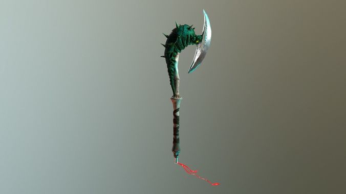 Chitinous Staff 3D model