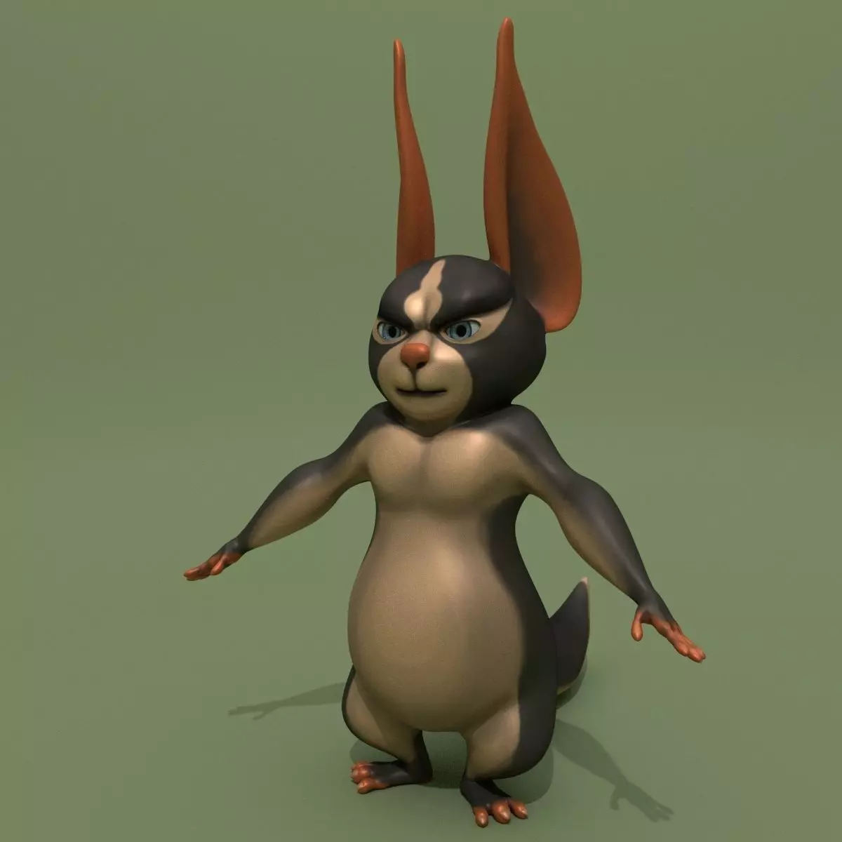 Cartoon Fantasy Squirrel 3D model