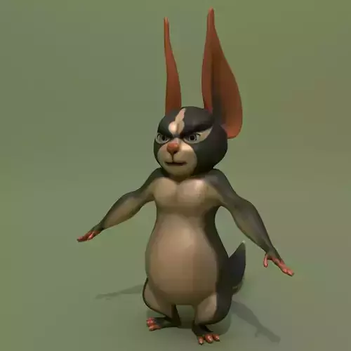 Cartoon Fantasy Squirrel