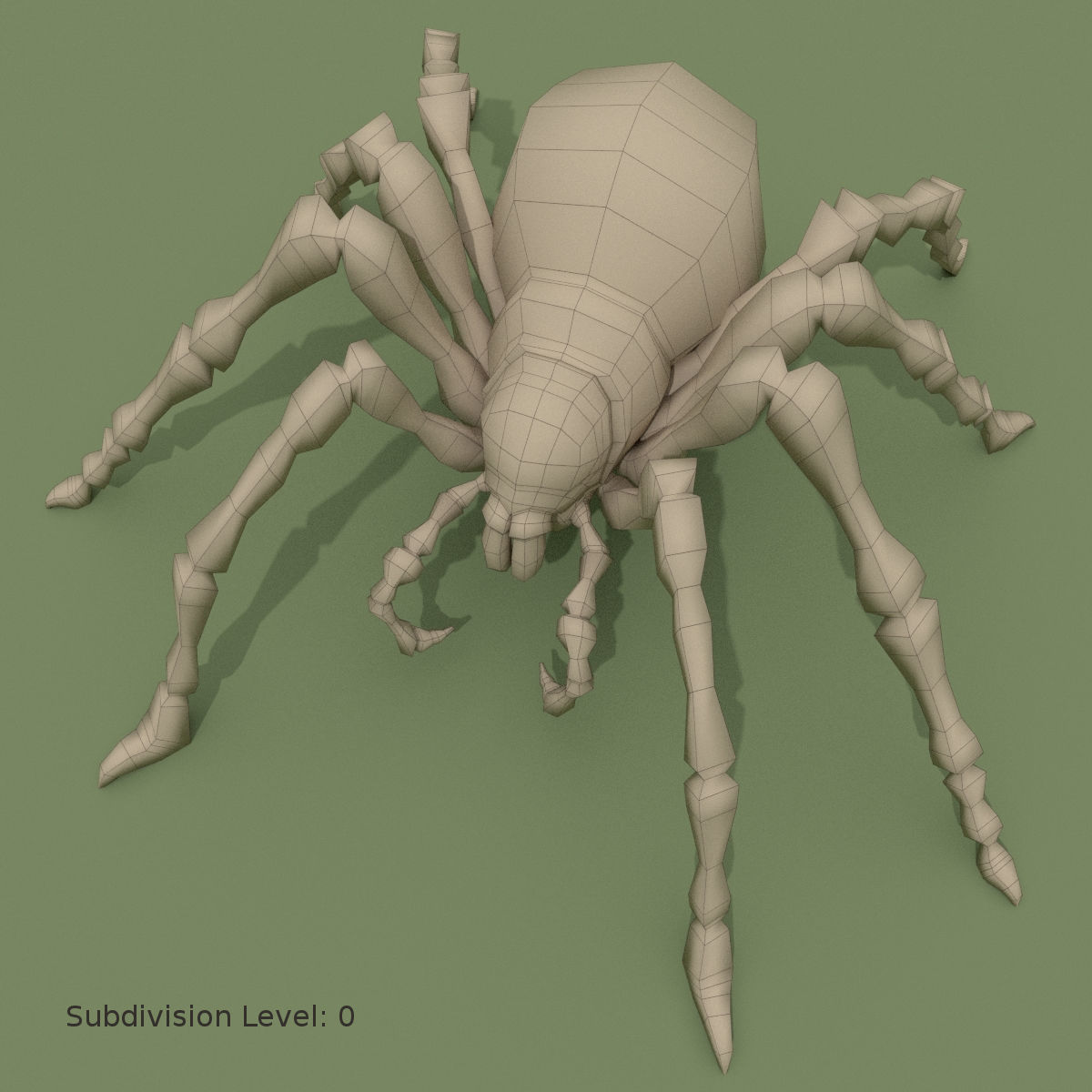 Fantasy Spider 3D model_13