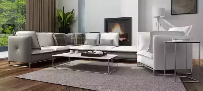 NATUZZI SOFA 3D model
