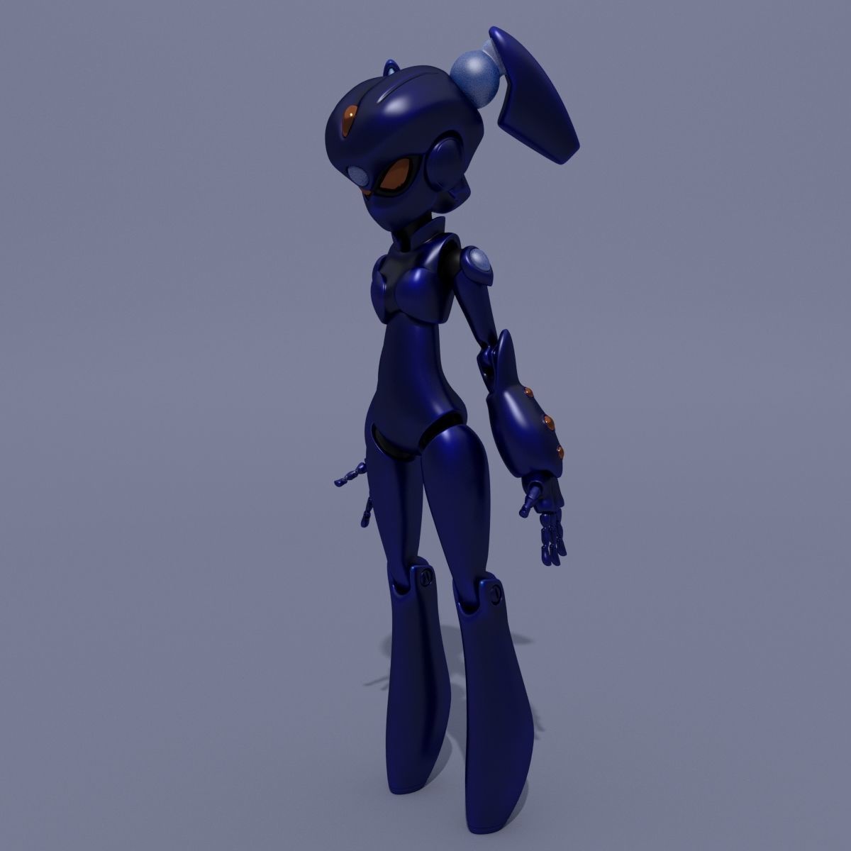 Robot Alexa 3D model_12