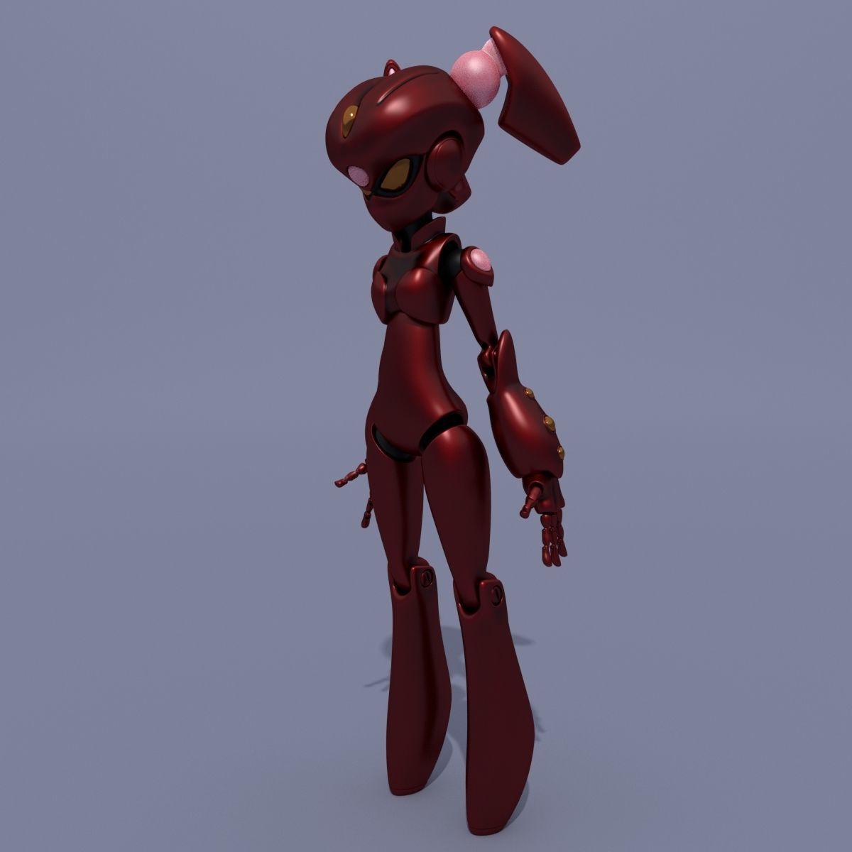 Robot Alexa 3D model_17