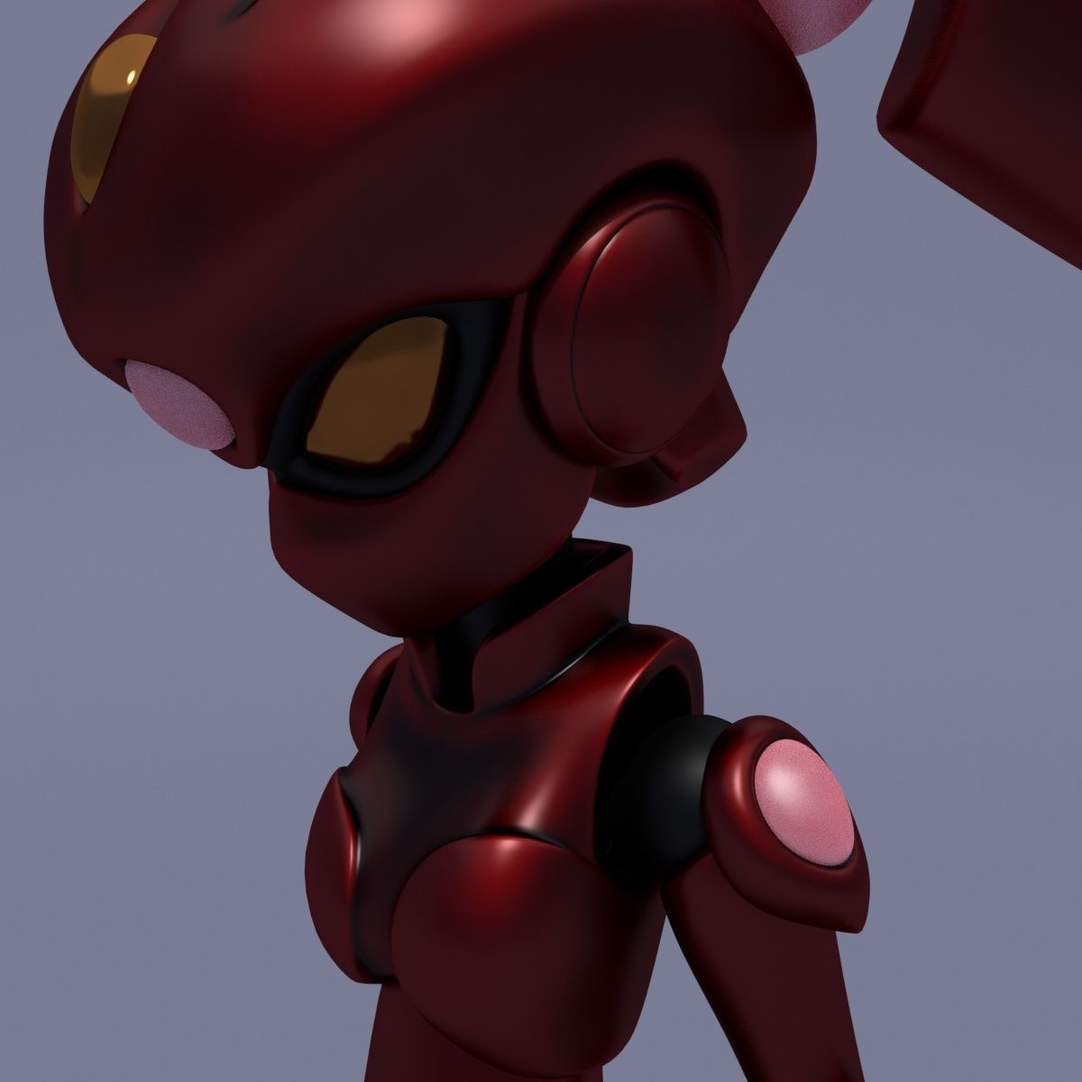 Robot Alexa 3D model_10