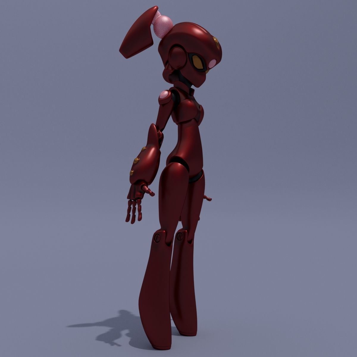 Robot Alexa 3D model_2