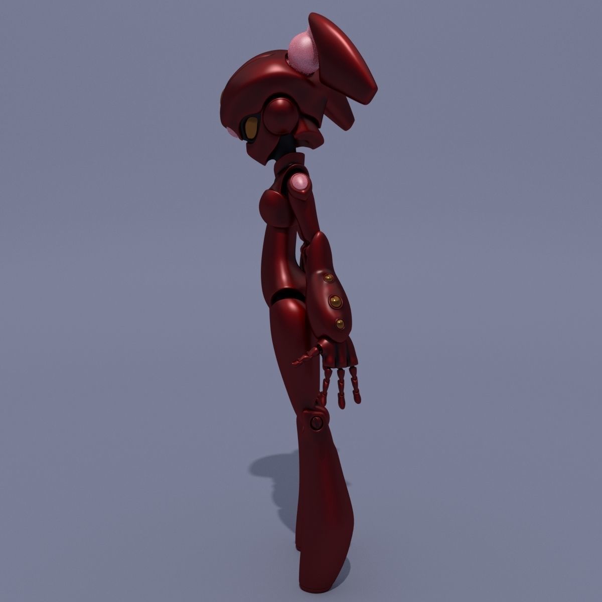 Robot Alexa 3D model_7