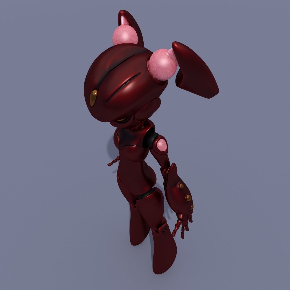 Robot Alexa 3D model_9