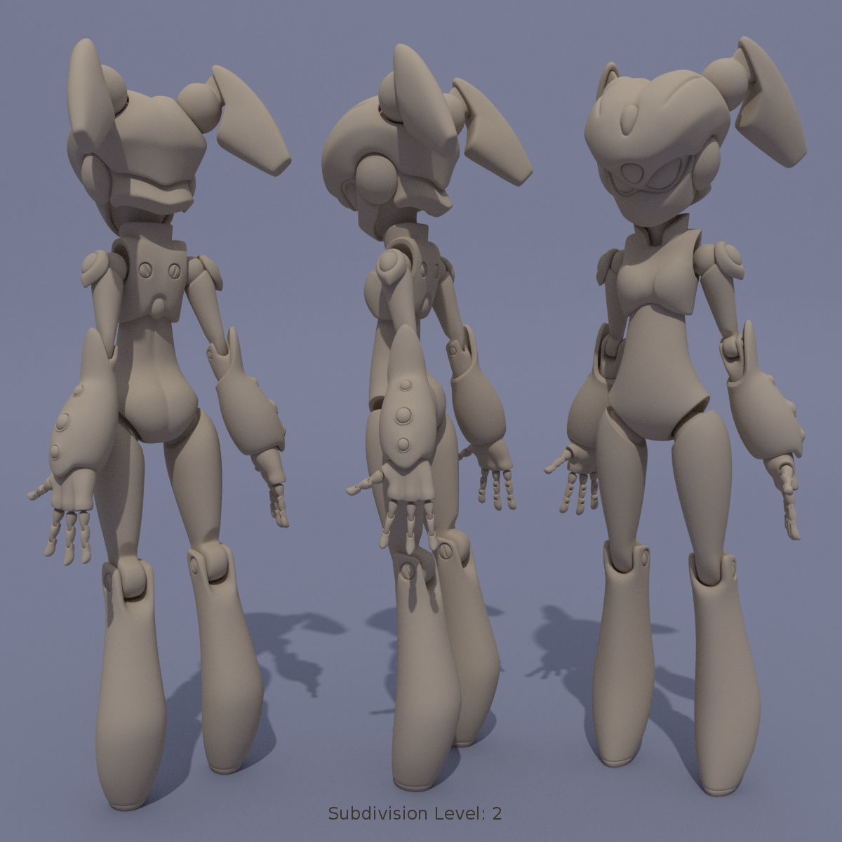 Robot Alexa 3D model_21