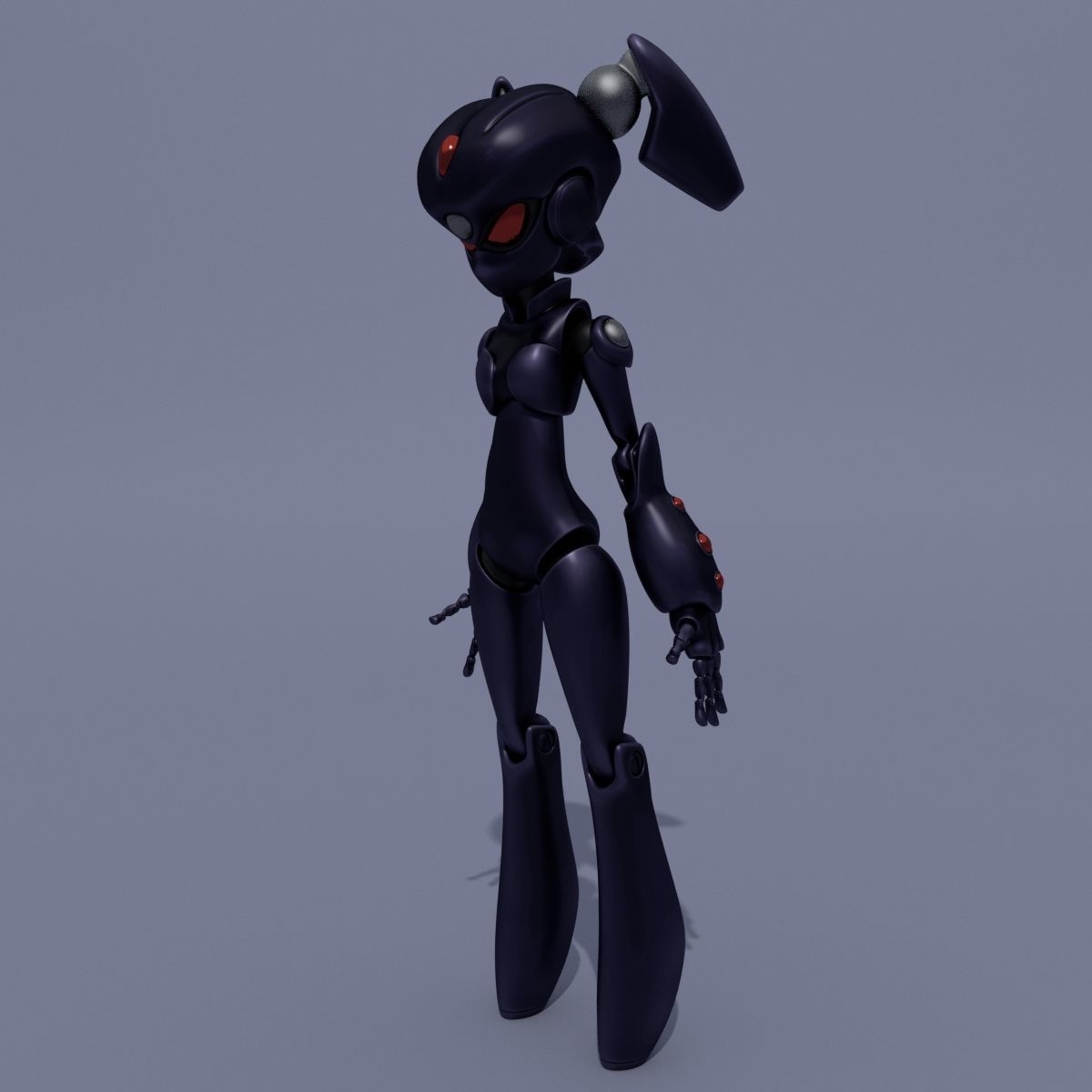 Robot Alexa 3D model_13