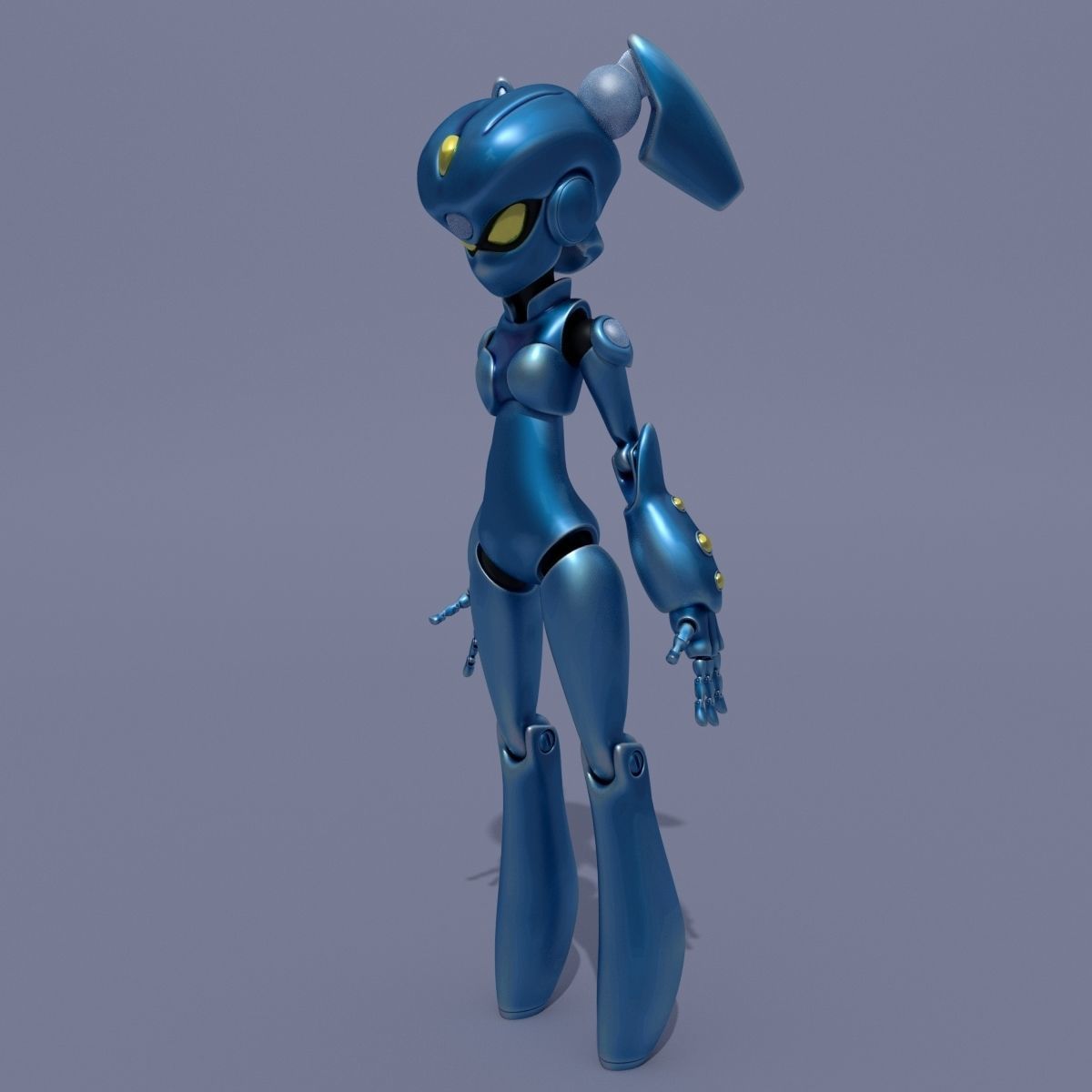 Robot Alexa 3D model_15