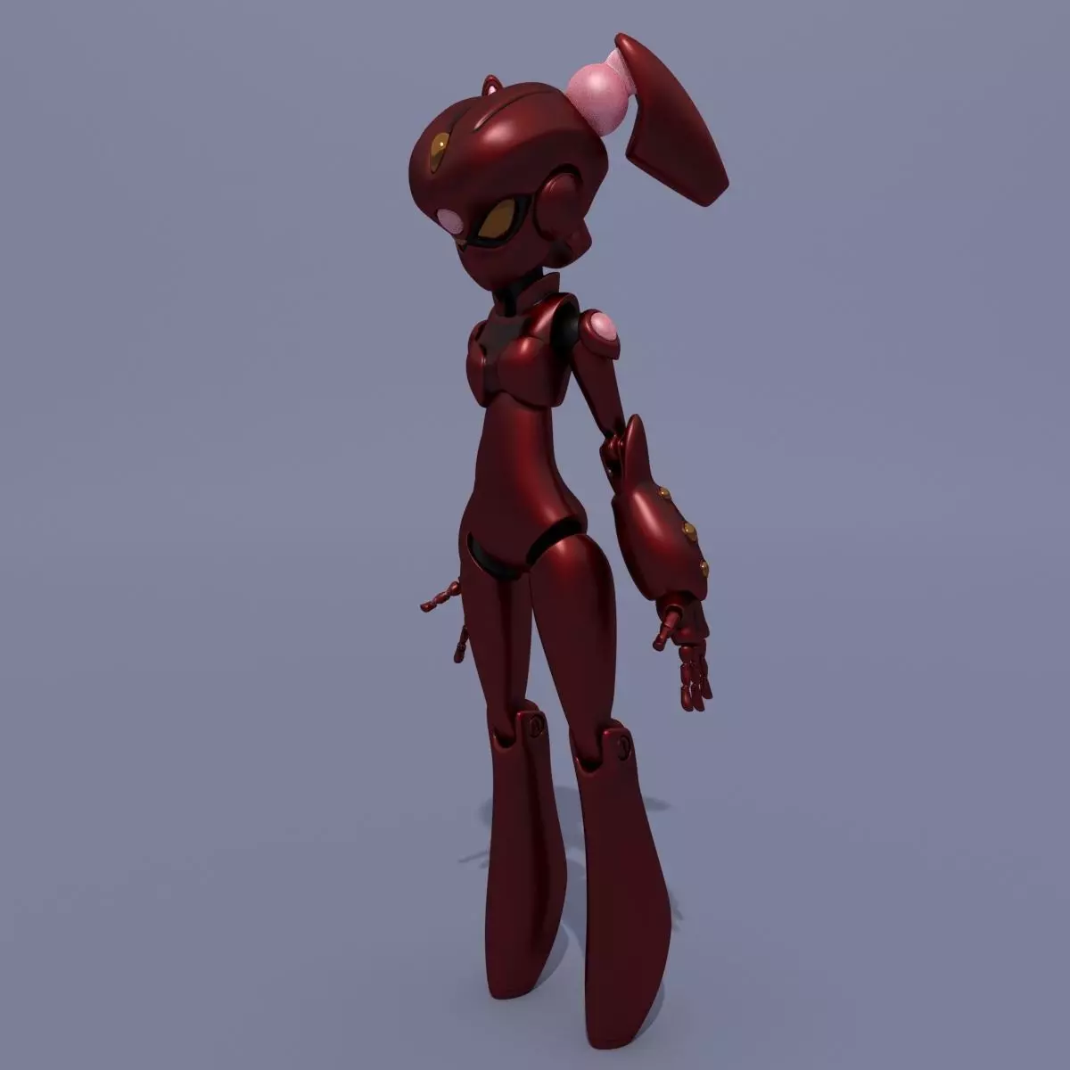 Robot Alexa 3D model_0