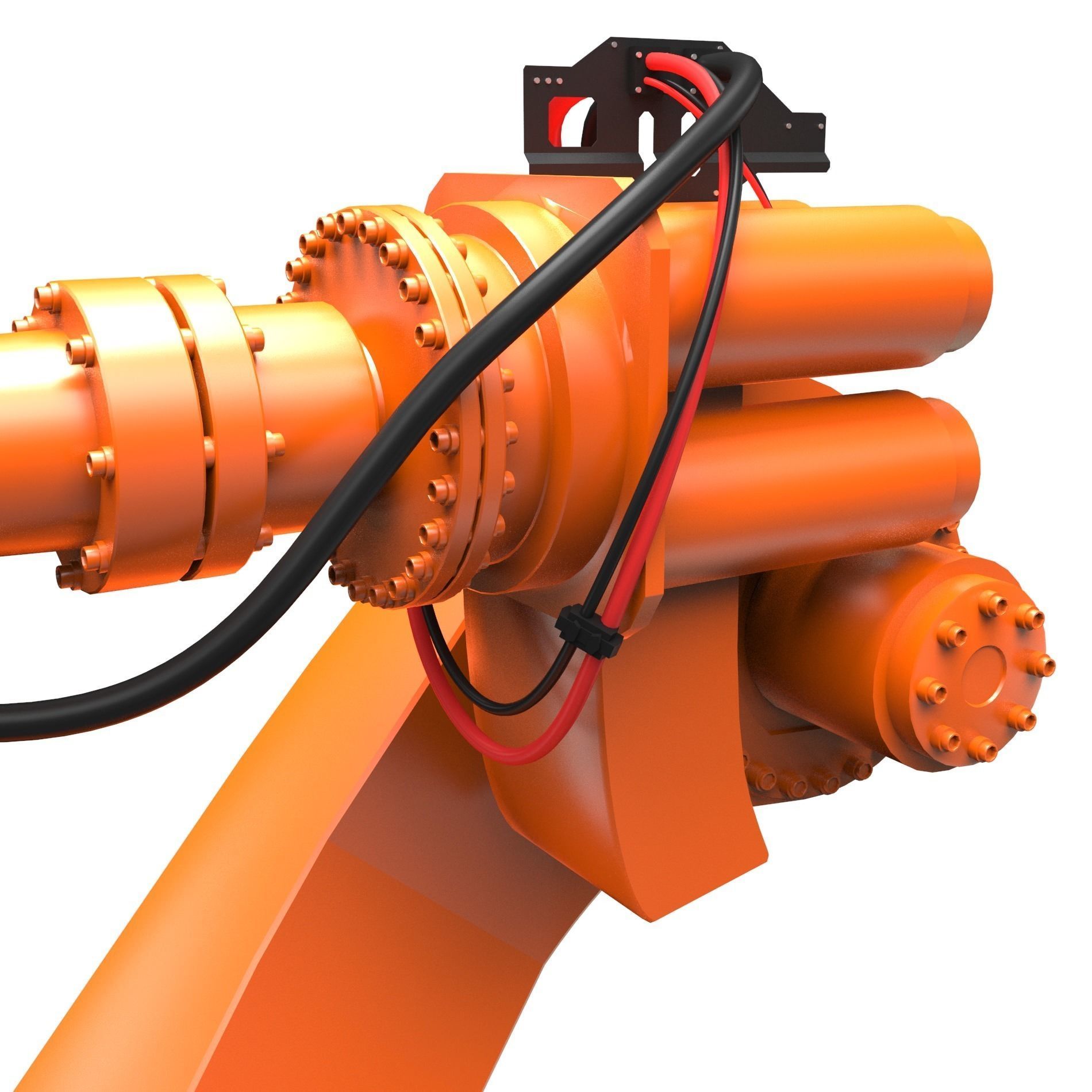 manipulator robot  3D model_5
