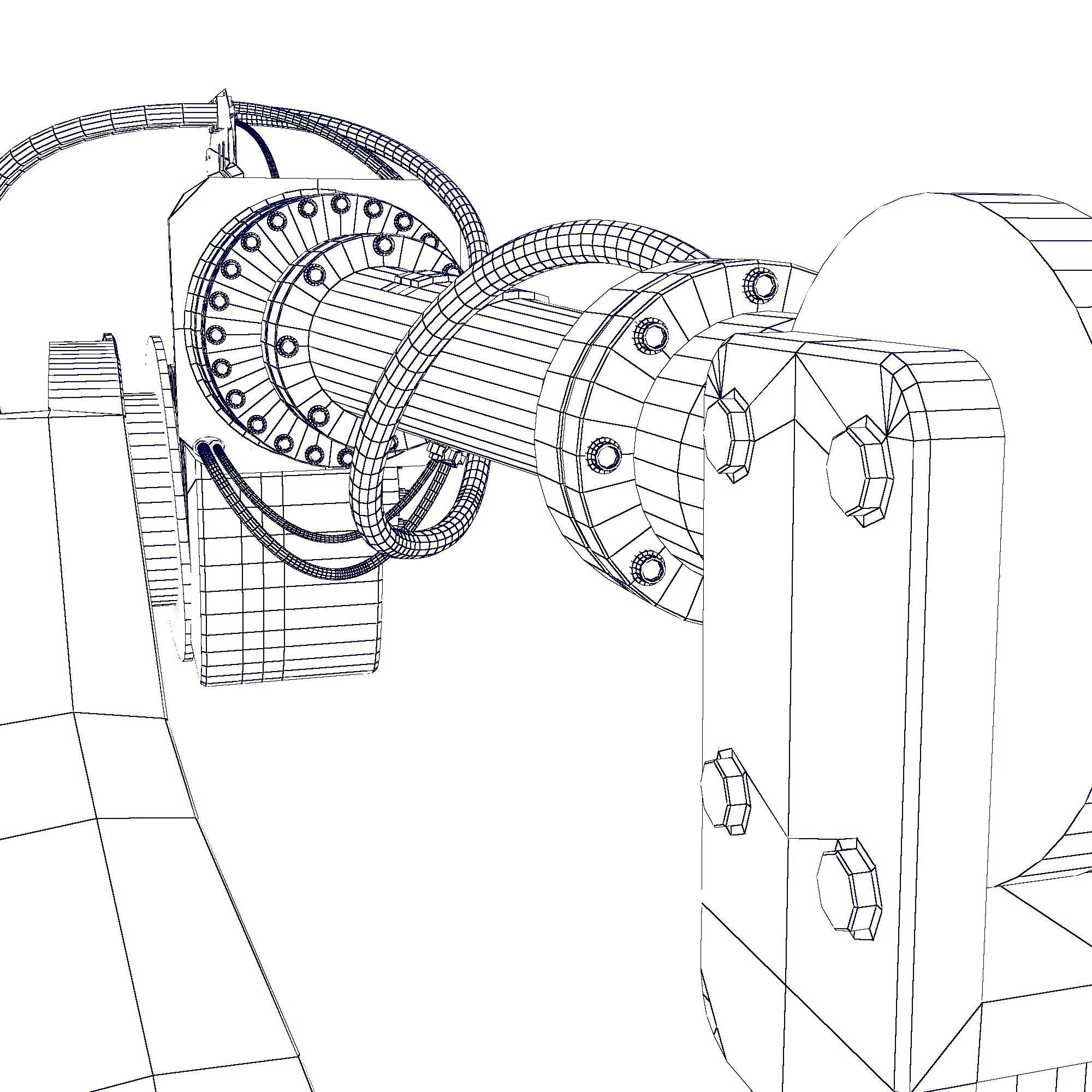manipulator robot  3D model_9