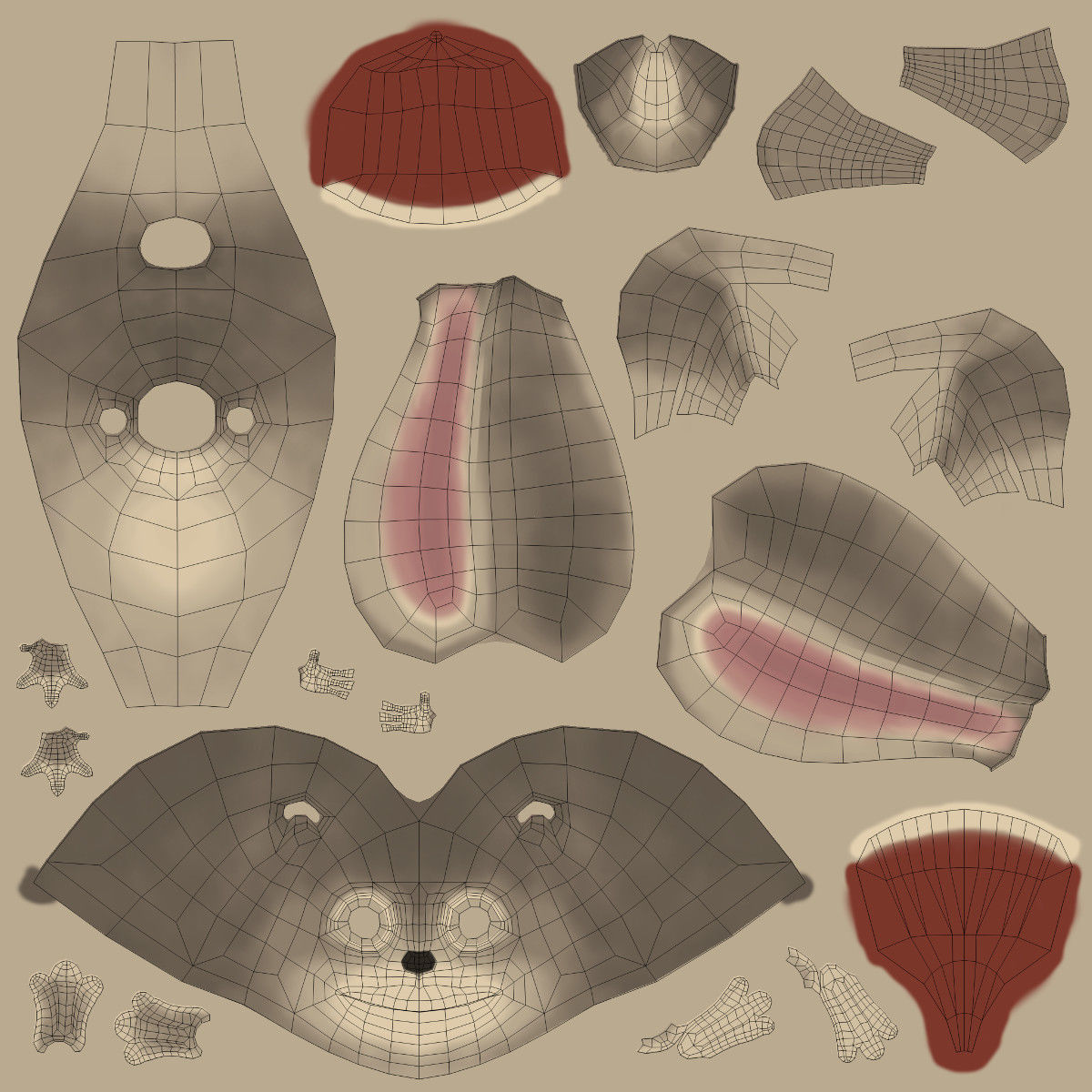 Cartoon Rabbit 3D model_10