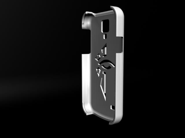 Samsung Galaxy S4 mini Case cover 3D print model_1