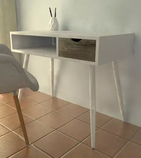 DESK NIRKY 90X50 3D model_0