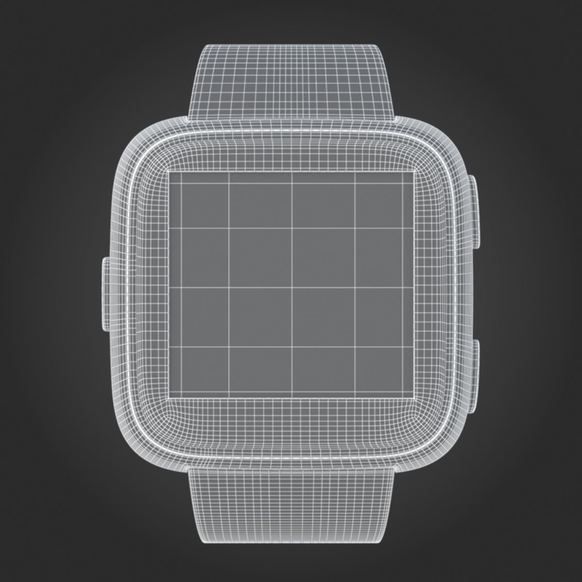 Fitbit Versa Black 3D model_11