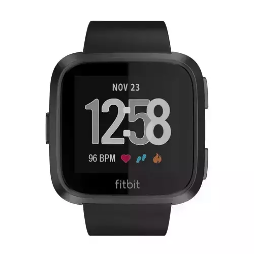 Fitbit Versa Black 3D model