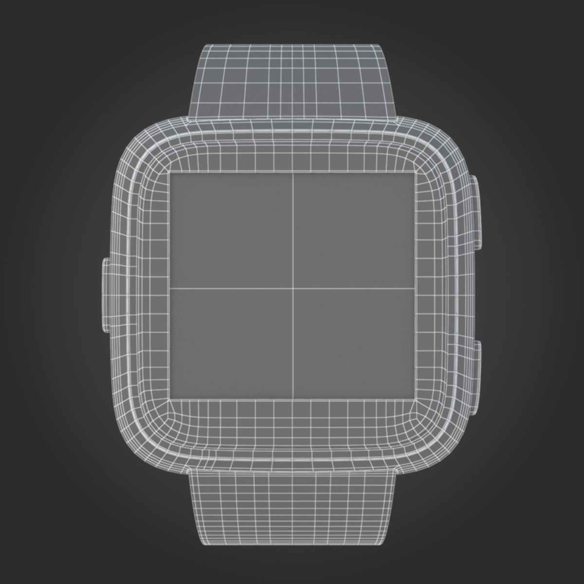 Fitbit Versa Black 3D model_9