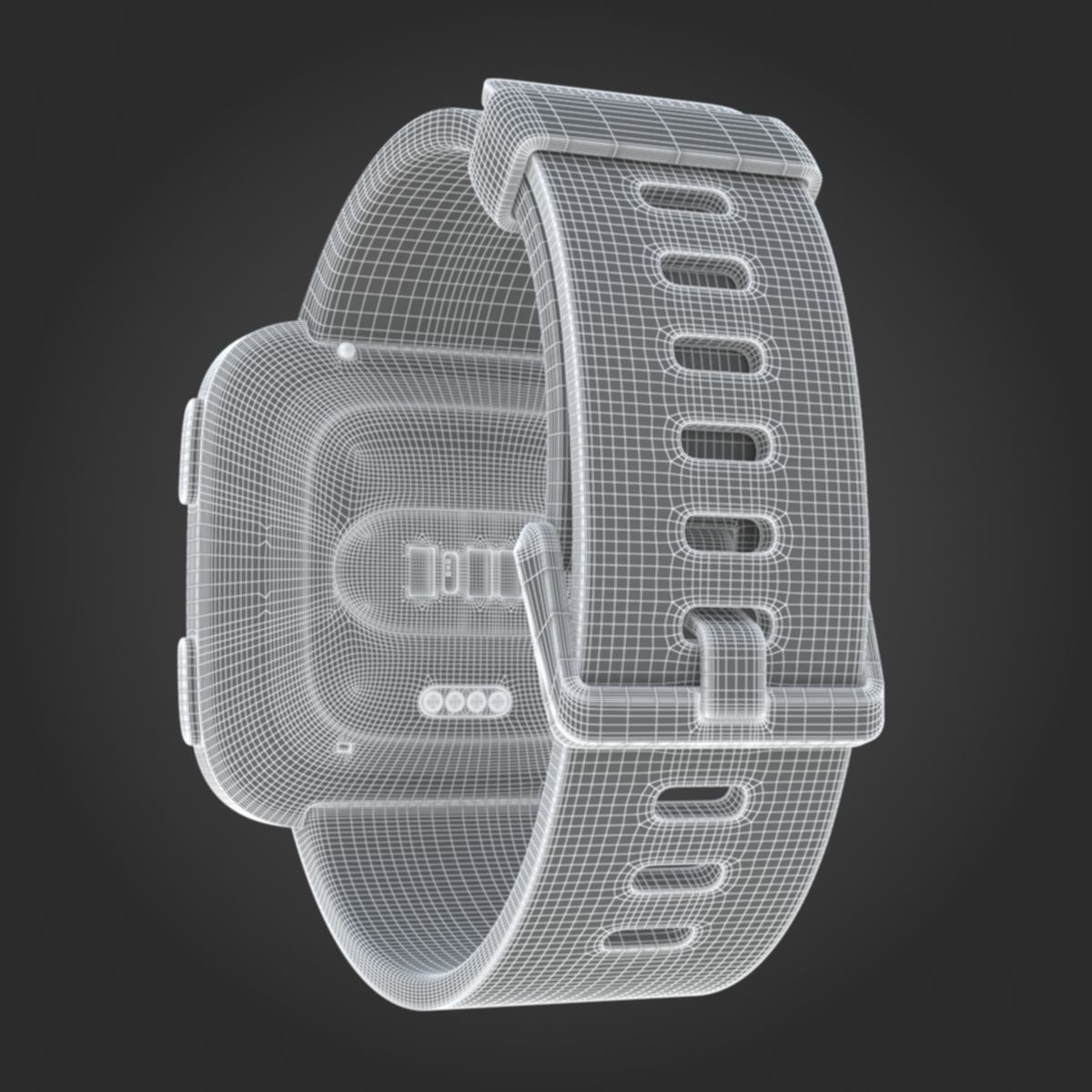 Fitbit Versa Black 3D model_14