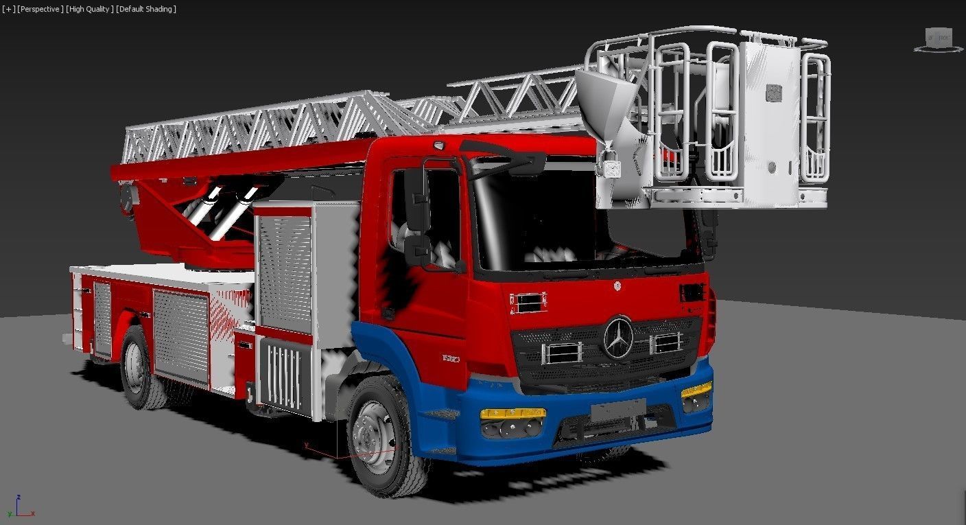 fire engine Mercedes Atego 3D model_10