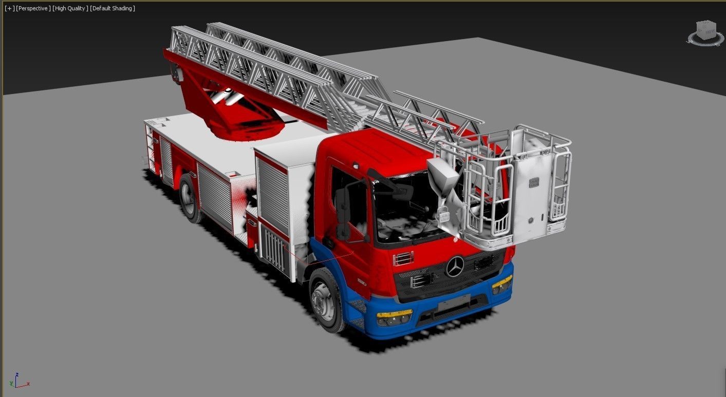fire engine Mercedes Atego 3D model_6