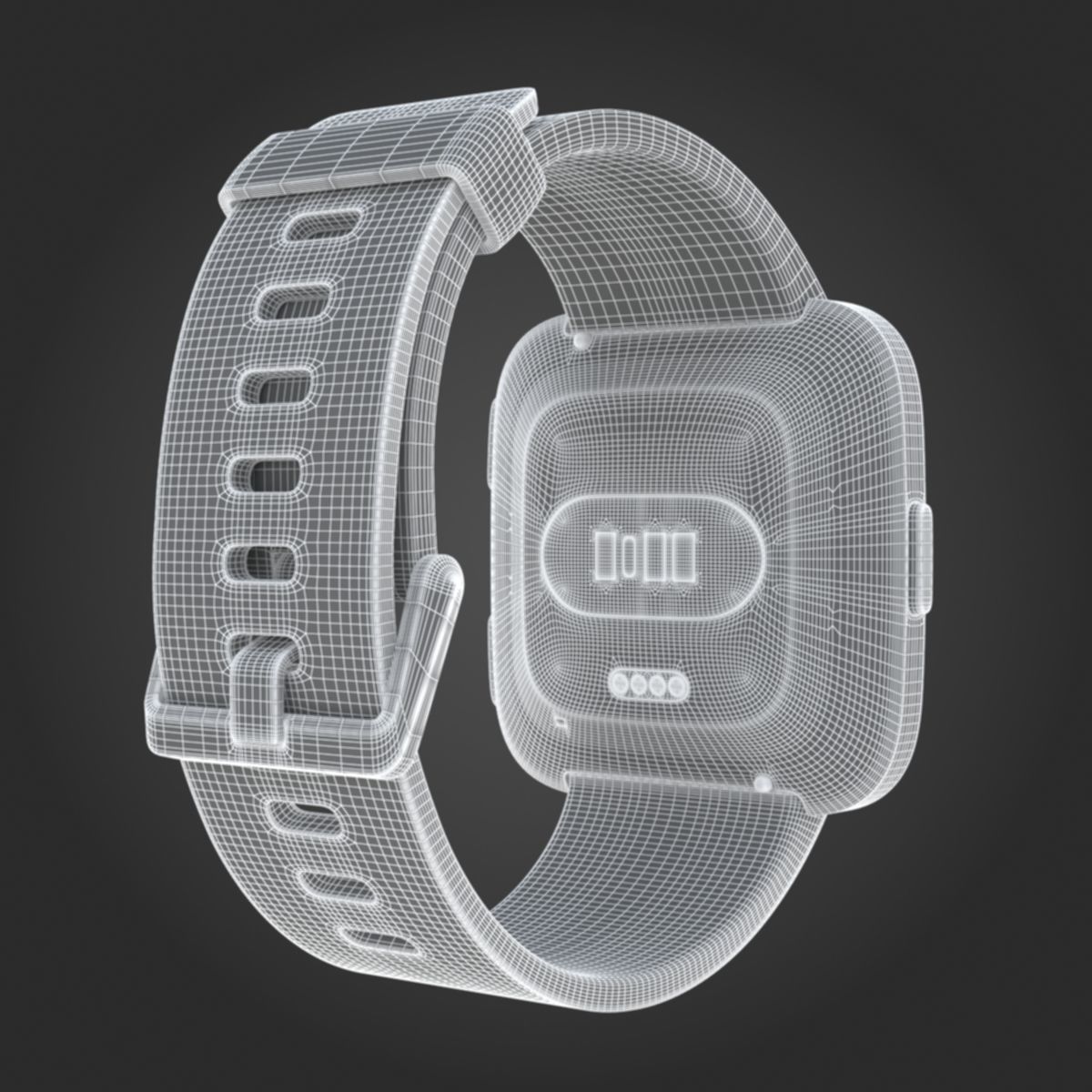 Fitbit Versa Gold 3D model_13