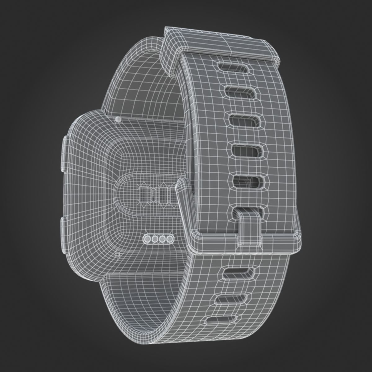 Fitbit Versa Gold 3D model_14