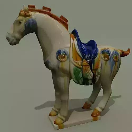 Horse Statuette Z 3D model