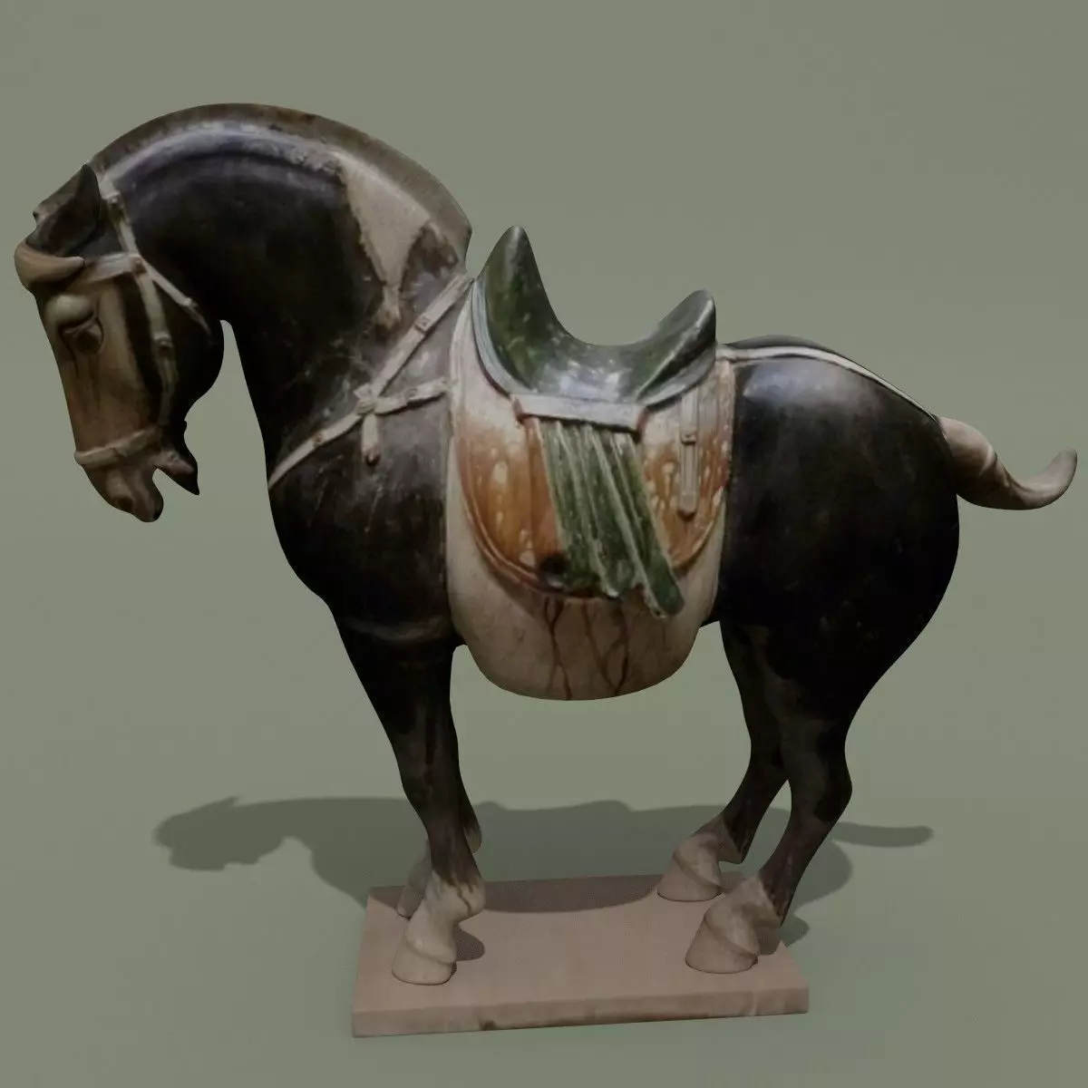 Horse Statuette I 3D model_0