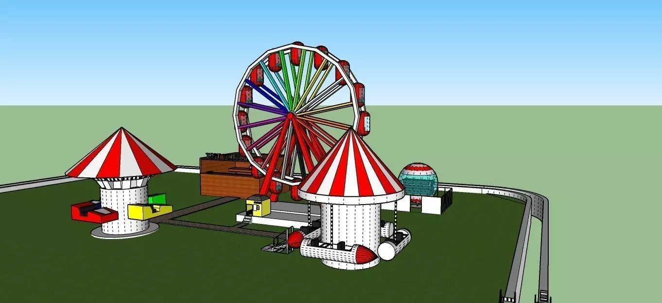 Fun Park Free 3D model