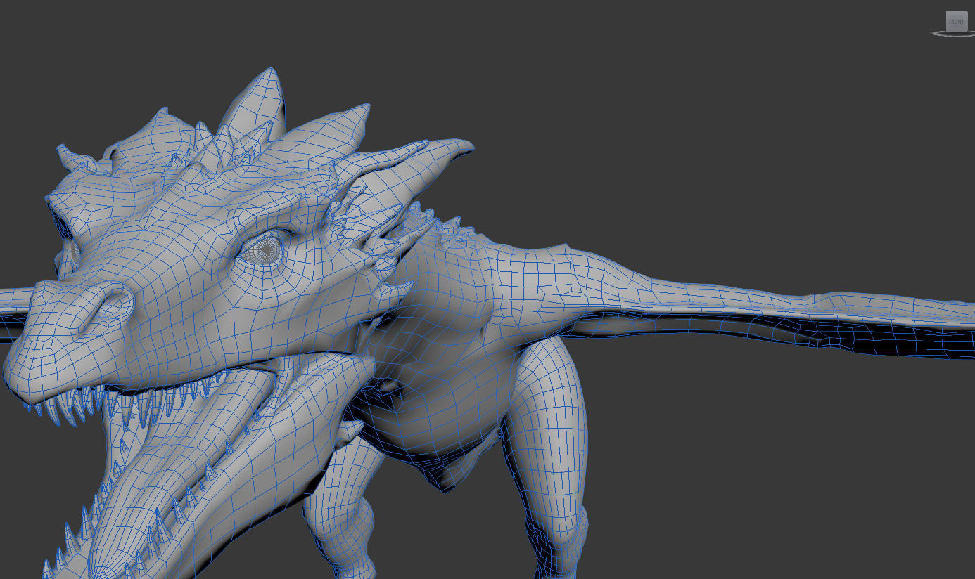Dragon Animations Low-poly 3D model_21
