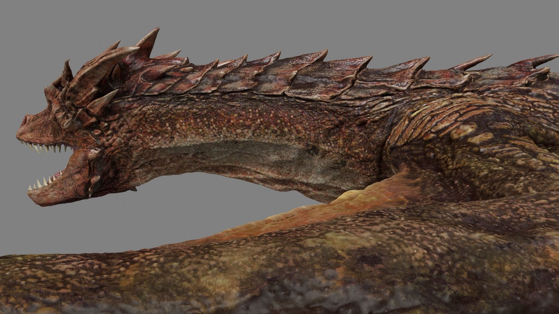 Dragon Animations Low-poly 3D model_7