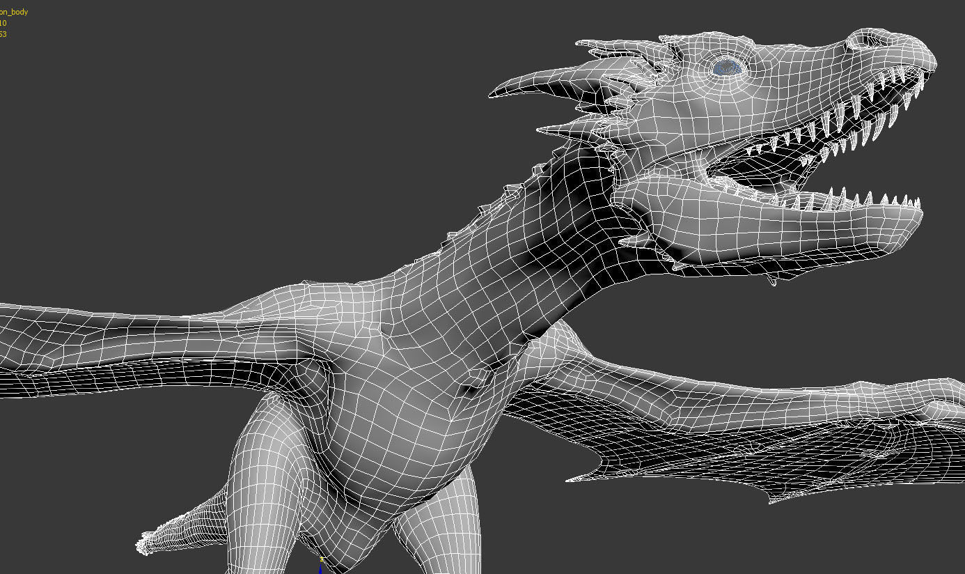 Dragon Animations Low-poly 3D model_18