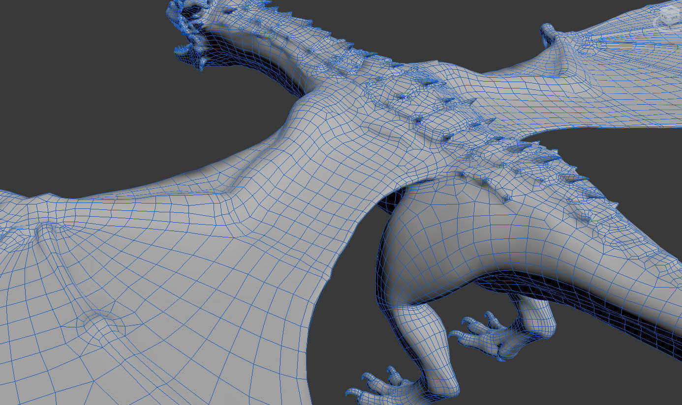 Dragon Animations Low-poly 3D model_19