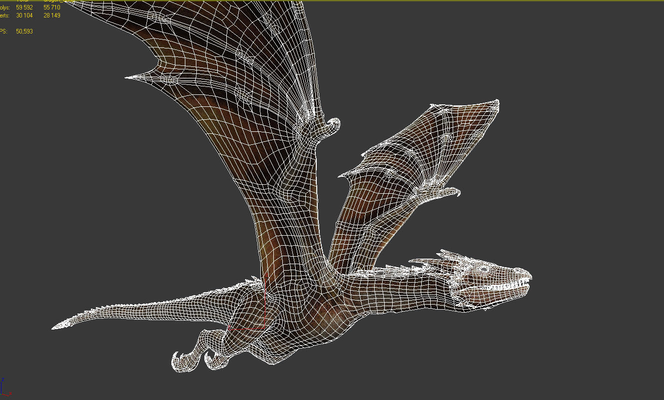 Dragon Animations Low-poly 3D model_14