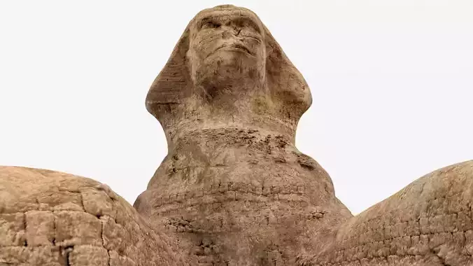 great sphinx of Giza  3D model