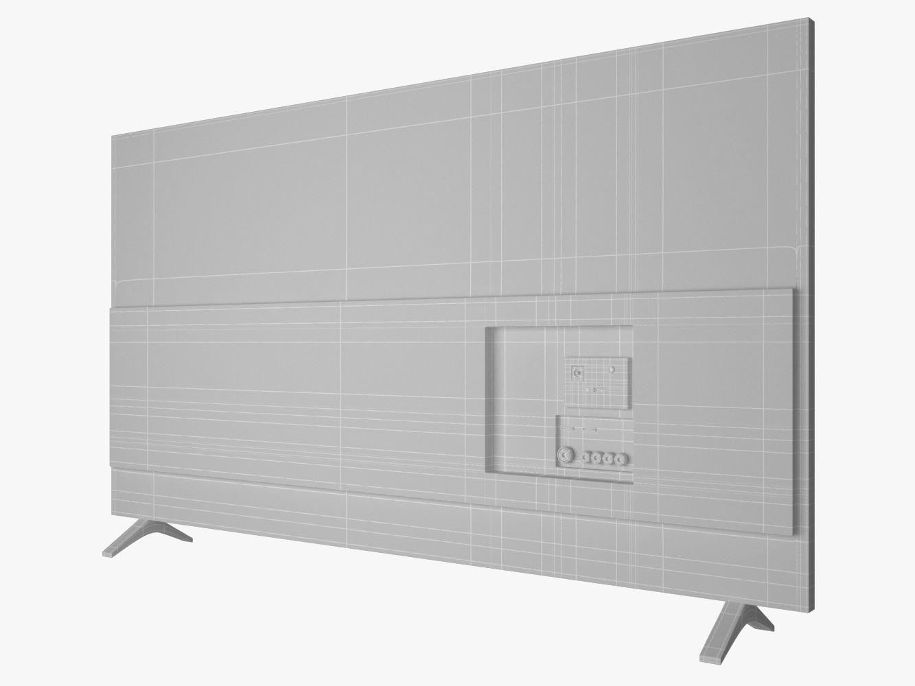LG TV 3D model_7