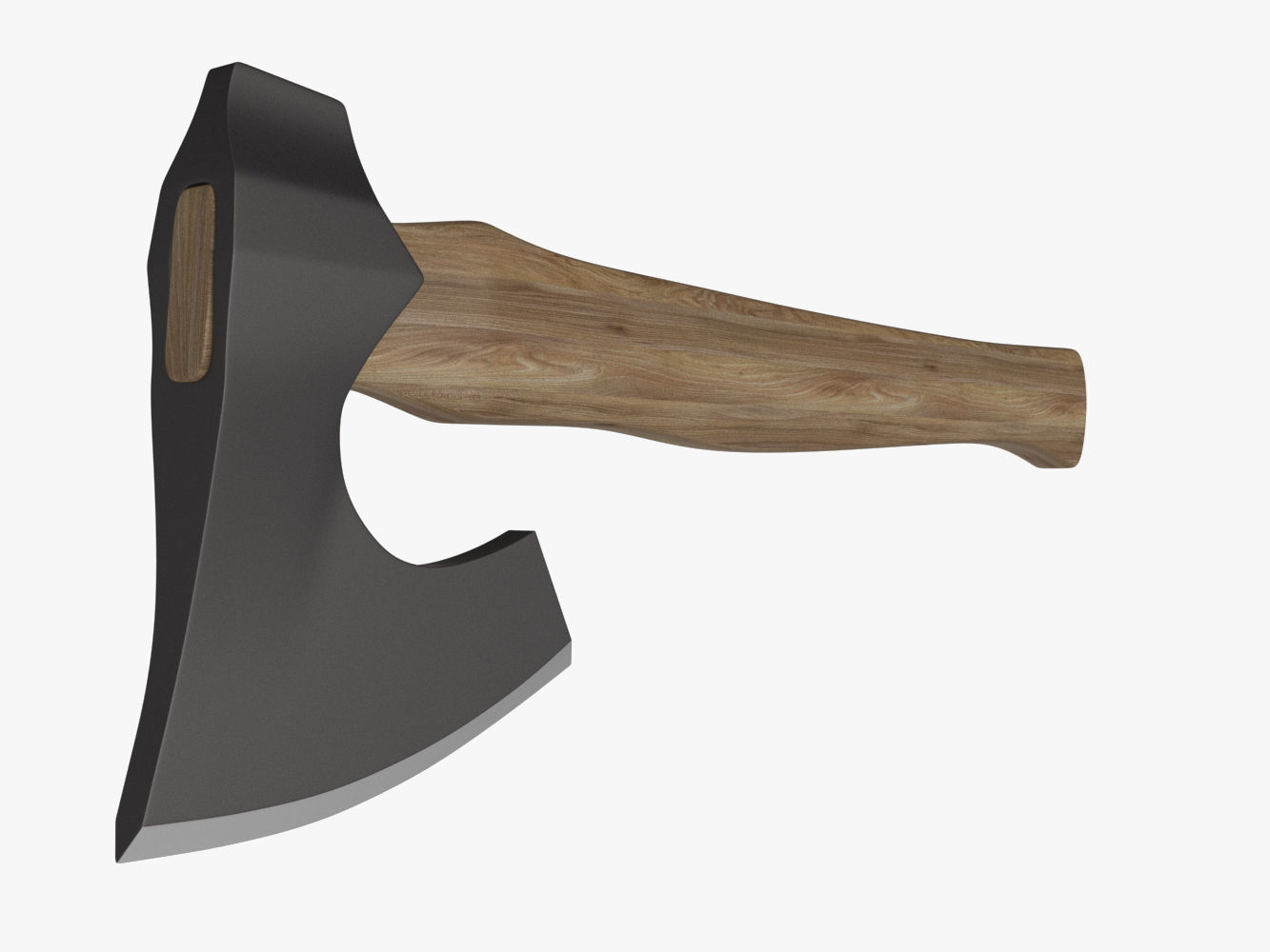 Axe Fire 3D model_1
