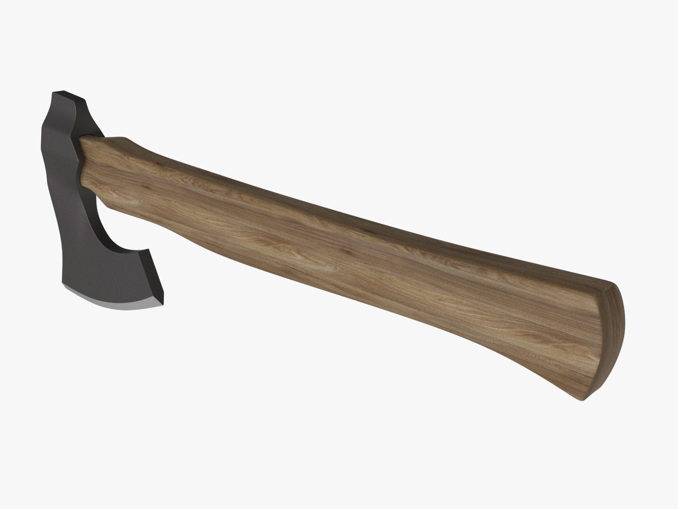 Axe Fire 3D model_2